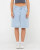 Rusty Low Rise Wide Leg Denim Jorts - Sky Blue Heather