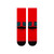 Stance X Pac-Man Waka Waka Waka Crew Sock - Red