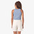 Dickies Striped Crop Tank Top - Navy Stripe