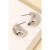Round Metallic Dome Post Earrings - Silver