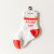 Carly Rae Design Studio Youth Kansas City Crew Socks - Red/Yellow