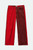 (SALE!!!) Brixton Margo Cropped 5-Pocket Pant - Cowhide/Mars Red Cord