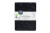 Recycled Plastic Cutting Board XS White Confetti on Black