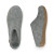 Glerups Slip-On with Leather Sole Slipper- Grey