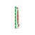 Pack of 2 Long Ruby Candles