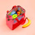 Bon Appetit Isometric Lunch Bag - Red