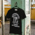 Over Worked Under Caffeinated SS Tee - Black