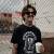 Over Worked Under Caffeinated SS Tee - Black