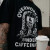 Over Worked Under Caffeinated SS Tee - Black