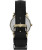 Timex Easy Reader 35mm Leather Strap Watch - Black/Gold-Tone