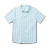 Roark Bless Up SS Button Up Shirt - Stripe Dusty Blue