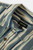 Brixton CRU Slub Relaxed Button Up SS Shirt - Basalt Blue/Painterly Stripe