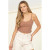 Basic Cropped Cami - Chocolate Milk