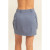 Mineral Washed Cargo Mini Skirt - Dusty Navy