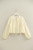 Hyfve Textured Peasant Blouse with Tie Detail - Cream