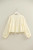 Hyfve Textured Peasant Blouse with Tie Detail - Cream