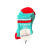 Carly Rae Kansas City Crew Socks - Teal/White/Red