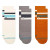 Stance Boyd Quarter Socks 3 Pack - Ivory