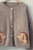 Urban Daizy The Hannah Western Horse Knit Cardigan - Mocha