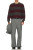 Brixton Men's Midnight Crew Sweater - Black / Port Stripe