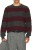 Brixton Men's Midnight Crew Sweater - Black / Port Stripe
