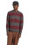 Brixton Men's Midnight Crew Sweater - Black / Port Stripe