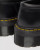 Doc Martens 8053 Leather Platform Casual Shoe - Black Polished Smooth