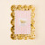 Rectangle Scalloped Acrylic Frame - Confetti Gold Rectangle Scalloped Acrylic Frame - Confetti Gold