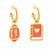 EB and Co. Swifty Love Story Huggie Hoop Earring