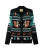 Tipsy Elves Nutty Noel Cardigan Men's Fair Isle Squirrel Sweater - Black