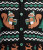 Tipsy Elves Nutty Noel Cardigan Men's Fair Isle Squirrel Sweater - Black