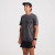 Roark Mathis Active Tie Dye Pocket Short Sleeve Tee - Grey