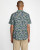 RVCA Botanical Short Sleeve Button Up Shirt -Garage Blue