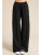 Mimosa Wide Leg Cotton Jogger Sweatpants - Black