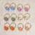 Sleepy Mountain Periwinkle Daisy Hoop Earrings