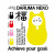 Diminuto Cielo Daruma-Neko Achieve Your Goal! - Pink/Good Love
