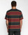RVCA Dayshift Stripe Short Sleeve Tee - Pirate Black