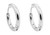 Blackjack Men's Jewelry Men's 17mm Stainless Steel Hoop Earrings