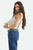 Brixton Mfg. Company Ringer Organic A-Tank - Off White/Olive Stone