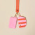 Dynamic Duo Pouch Wristlet–Sicily Stripes Pink