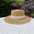AC.CITY Straw Beach Hat - Natural