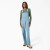 Dickies Women's Relaxed Bib Overall - Fisher Stripe