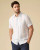 Flag and Anthem Brent Linen Shirt - White/Pink/Blue