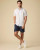 Flag and Anthem Brent Linen Shirt - White/Pink/Blue