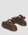 Dr Marten's Dunnet Flower Full Grain Leather Sandals - Kelp Brown