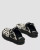 Dr Marten's Zebzag Mule Dalmatian Hair On Leather Slingback Platform Mules - Cream / Black