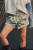 Urban Daizy Women's Rolled Cuff Shorts - Camo