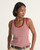 Vans Lilly Stripe Tank Top - Poppy Ember Red
