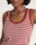 Vans Lilly Stripe Tank Top - Poppy Ember Red