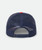 Brixton Cherryland Net Pluss MP Trucker - Navy/Red